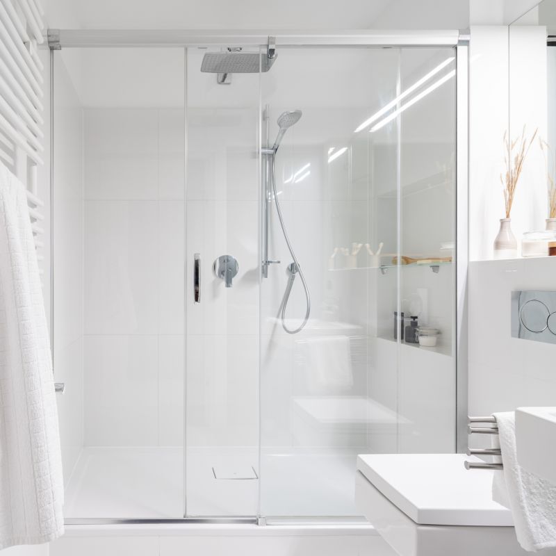 Modern shower enclosure