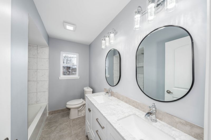 Master Bathroom with Dual Vanities